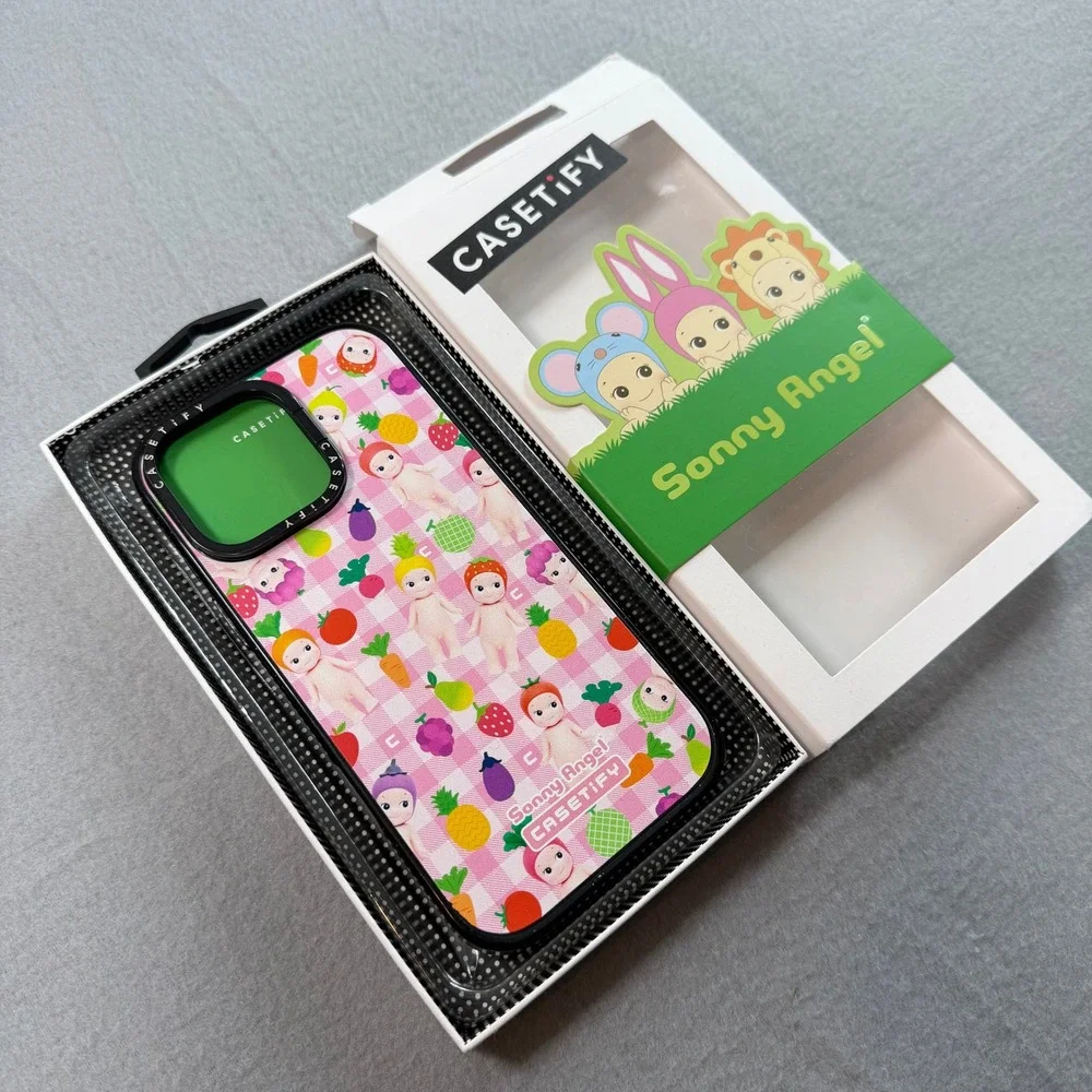 New Casetify Sonny Angel Pink iPhone Case iPhone 16 Pro Max Gingham MagSafe